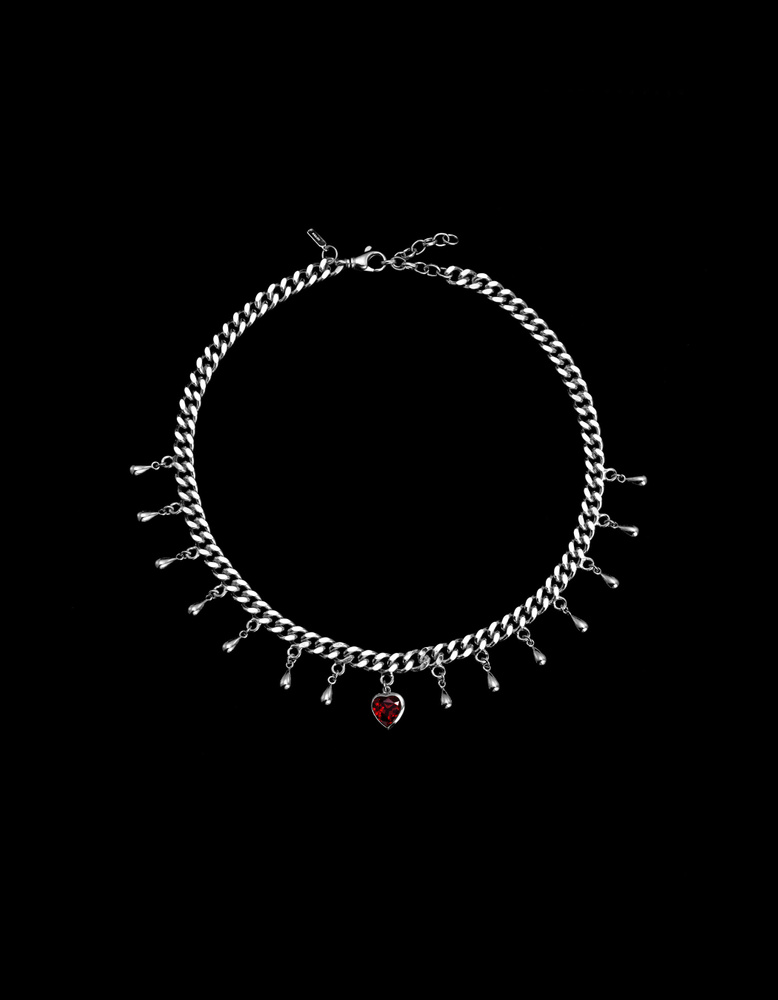 ★PEARLY MORE★ Magnet Chain Drop Surgical Necklace 161_e4ce9fb101-chunky-chain-