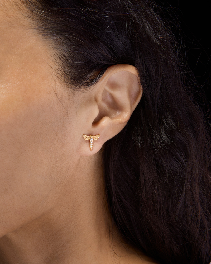 Dragonfly Ear Stud Maria Nilsdotter
