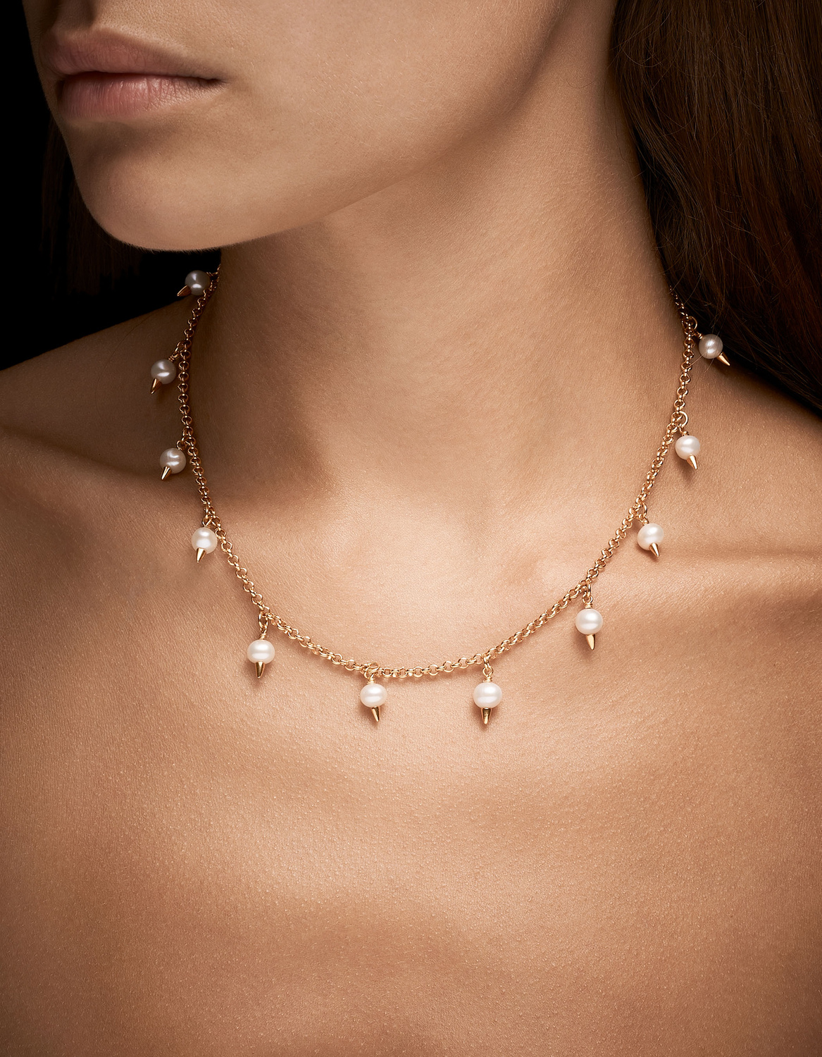ネックレス・ペンダント Monday Edition _ Moonlit Heartstrings Pearl Necklace MONDAY EDITION》 Moonlit Heartstrings Pearl Necklace (Monday