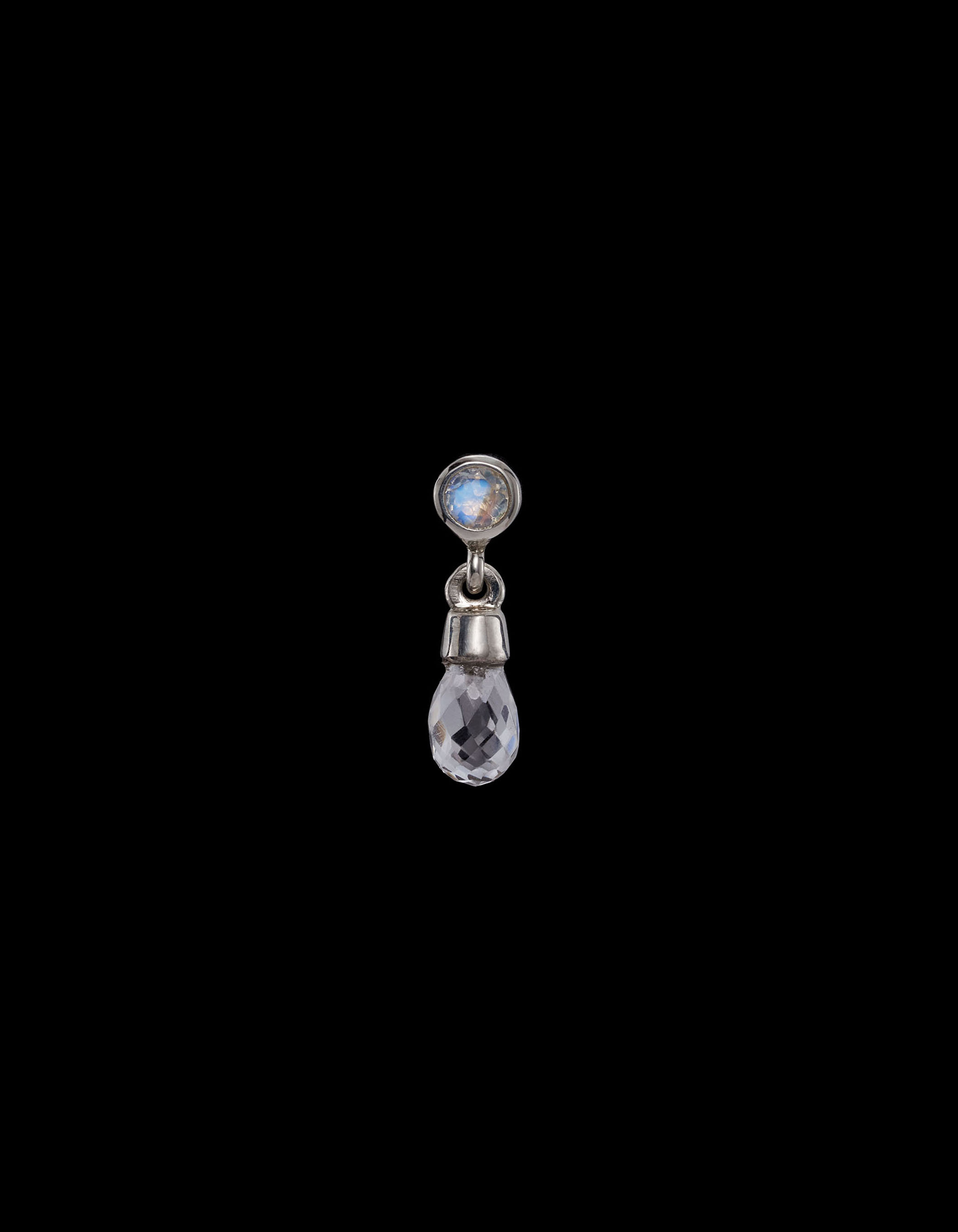 Moon Tear Ear Stud