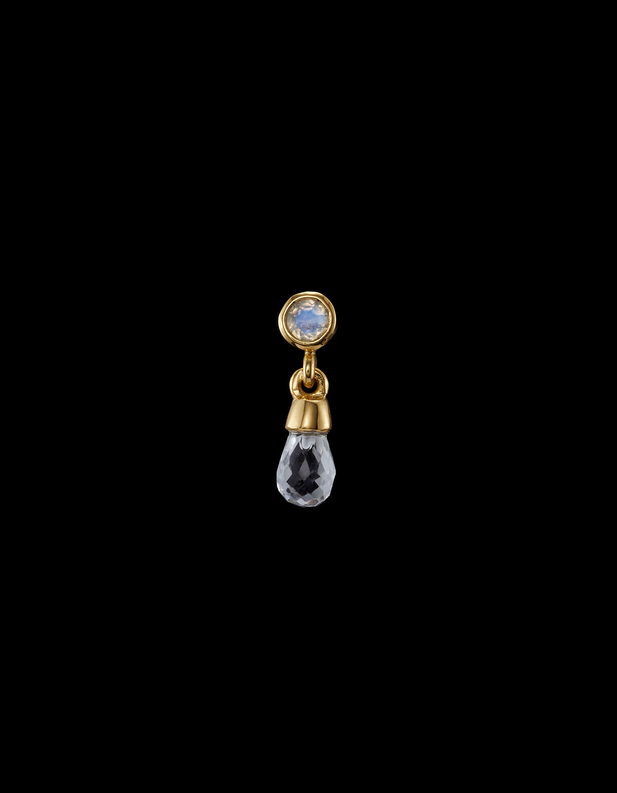 Moon Tear Ear Stud