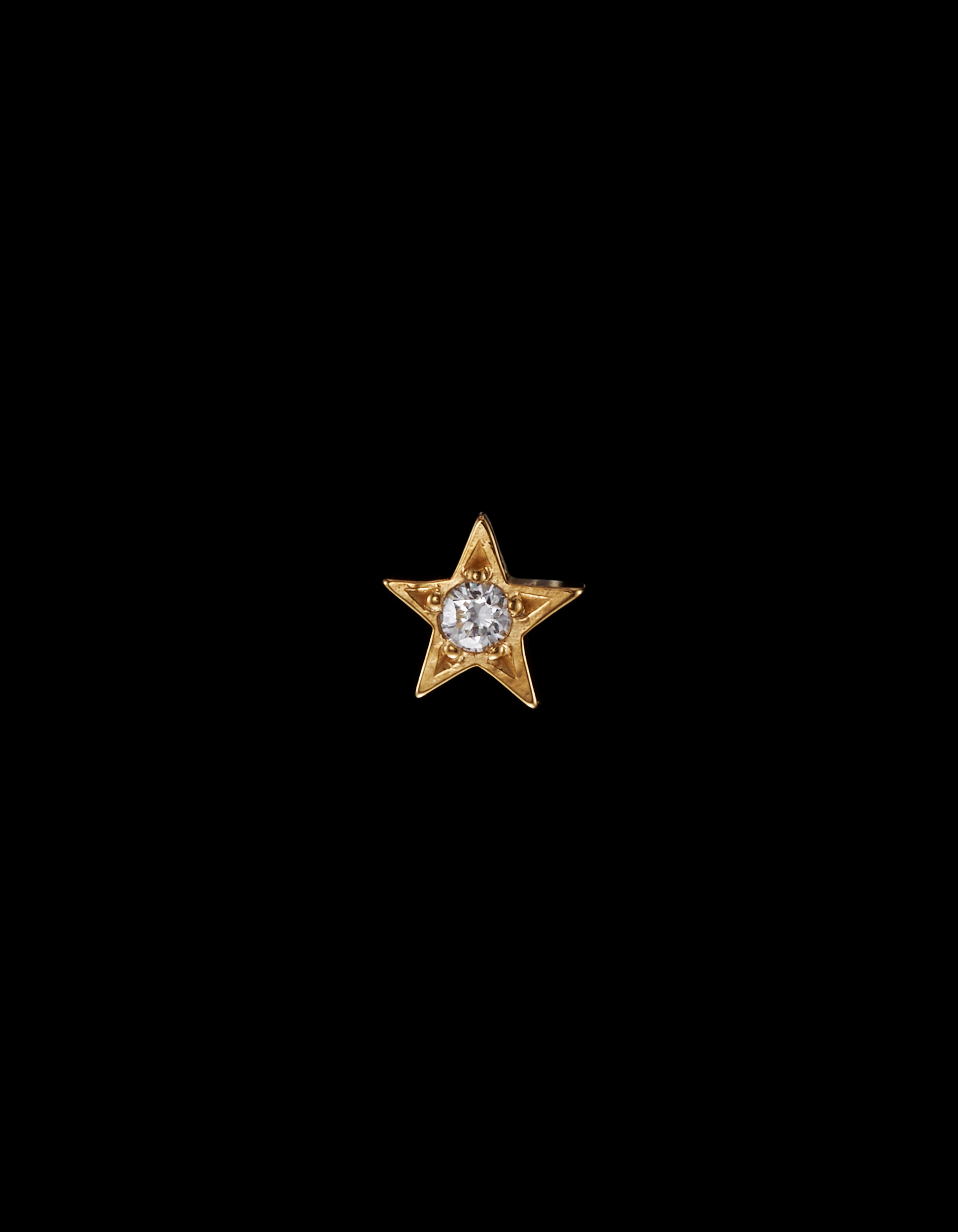 Star Diamond Ear Stud